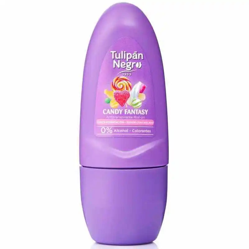 Black tulip - 2 units - antiperspirant deodorant - candy fantasy roll-on 50ml